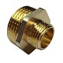 Ниппель латунный никелированный DN 20-15 PN 40 штуцер-штуцер переходный купить в Санкт-Петербурге | «Проконсим»