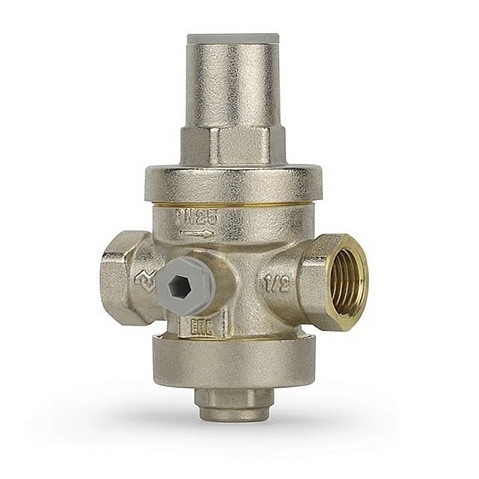 Регулятор давления VARMEGA VM127 DN 15 PN25 поршневой под манометр 2,51kv G-1/2'' никелированный купить в Санкт-Петербурге | "Проконсим"