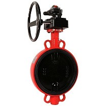 Затворы чугунные дисковые DN 50-300 PN 16 межфланцевые с концевиками и чугунным диском с редуктором РАШВОРК купить в Санкт-Петербурге | "Проконсим"