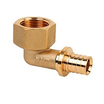 Угольники латунные для PEX-PEX труб DN 16-32 PN 16 под надвижную гильзу MVI SF.431 купить в Санкт-Петербурге | "Проконсим"