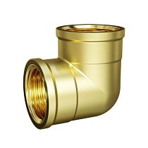 Угольники латунные DN 15-50 PN 40 муфта-муфта LD Pride купить в Санкт-Петербурге | "Проконсим"