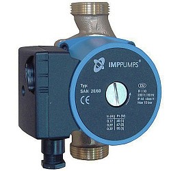  Циркуляционный насос с мокрым ротором IMP PUMPS SAN 979521767 Ду25, напор 4м. (930046387) со склада Проконсим в Санкт-Петербурге