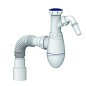 Сифон для умывальника Unicorn А520V, 40х50 гибкий отвод, 1 1/2'' х40 с отводом для стиральной машины преходник 40х32 купить в Санкт-Петербурге | "Проконсим"