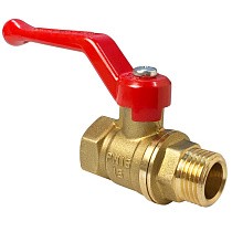 Краны латунные шаровые 11Б27фт1М DN 15-50 PN 25-40 рычаг муфта-штуцер Valfex.215.LR1 купить в Санкт-Петербурге | "Проконсим"