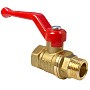 Краны латунные шаровые 11Б27фт1М DN 15-50 PN 25-40 рычаг муфта-штуцер Valfex.215.LR1 купить в Санкт-Петербурге | "Проконсим"
