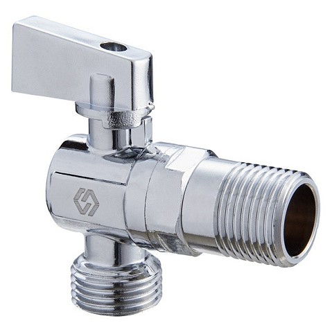 Краны латунные шаровые угловые MVI BV.463 DN 15-15 PN 10 штуцер бабочка купить в Санкт-Петербурге | "Проконсим"