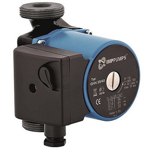 Насос циркуляционный с мокрым ротором GHN 20/40-130 50Вт 1х220В 3-скор. резьбовой PN10 110C IMP PUMPS купить в Санкт-Петербурге | "Проконсим"
