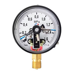  Манометр Росма ТМ-510Р.04 IP54, 100мм, 0-1,6МПа, резьба M20x1,5, с электронной приставкой тип I, радиальный, класс точности 1,5 (930092832) со склада Проконсим в Санкт-Петербурге