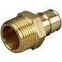 Муфта латунная для PEX труб 16-3/4'' PN 10 OP под надвижную гильзу с наружной резьбой ONE PLUS купить в Санкт-Петербурге | "Проконсим"