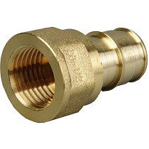 Муфты латунные для PEX труб DN 16-50 PN 10 под надвижную гильзу OP с внутренней резьбой ONE PLUS купить в Санкт-Петербурге | "Проконсим"
