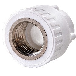  Муфта ПП 16-1/2'' PN 25 белая РВК 20415 (930659069) со склада Проконсим в Санкт-Петербурге