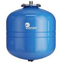 Гидроаккумуляторы для водоснабжения DN 20-25 PN 10 вертикальные голубые WESTER купить в Санкт-Петербурге | "Проконсим"