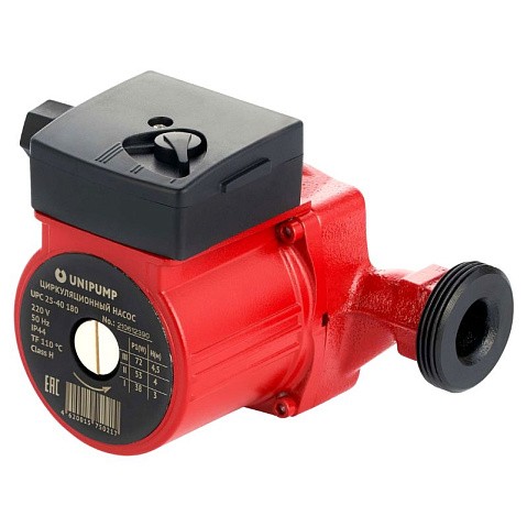 Насос циркуляционный с мокрым ротором UNIPUMP PN 10 110гр.UPC 32-40,L 180, 72Вт 1х220В 3х-скоростной резьбовой, 34085 купить в Санкт-Петербурге | "Проконсим"