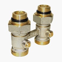 Узелы нижнего подключения Vekotrim DN 15 PN 10 прямой для двухтрубной системы радиаторов купить в Санкт-Петербурге | "Проконсим"