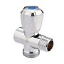 Вентиль латунный проходной MVI BV.461 DN 15 +отверстие 20 PN 10 хромированный муфта-штуцер маховик купить в Санкт-Петербурге | "Проконсим"