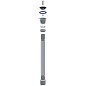 Сифон гофрированный Unicorn D240, 40х50 гибкий отвод, 1 1/2'' х40 чашка из нержавеющей стали, 1500мм купить в Санкт-Петербурге | "Проконсим"