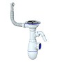 Сифон для мойки Unicorn В431V, без отвода, 3 1/2'' х40 с отводом для стиральной машины, круглый перелив
