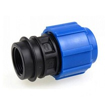 Муфты компрессионные для ПЭ DN 20-110 PN 16 обжимные с внутренней резьбой купить в Санкт-Петербурге | "Проконсим"