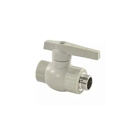 Кран шаровой комбинированный НР VALFEX 25 PN 25 G-3/4'' НР серый купить в Санкт-Петербурге | "Проконсим"