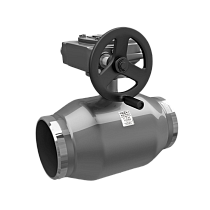 Краны стальные шаровые цельносварные DN 150-400 PN 16-25 приварные с редуктором LD купить в Санкт-Петербурге | "Проконсим"