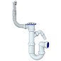 Сифон для мойки Unicorn Y441V, 1 1/2'' х40 без отвода, круглый перелив  с отводом для стиральной машины купить в Санкт-Петербурге | "Проконсим"