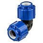 Угольник (отвод) 90гр.компрессионный PN 16 для ПЭ DN 110