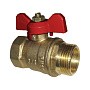 Краны латунные шаровые 11Б27п1 DN 15-32 PN 16 однотипные бабочка муфта-штуцер купить в Санкт-Петербурге | "Проконсим"