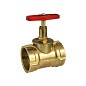 Клапан латунный пожарный прямой DN50 PN16 под газовый ключ муфта-муфта Цветлит купить в Санкт-Петербурге | "Проконсим"