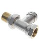 Клапан радиаторный настроечный DN 20 PN 10 прямой никелированный под шестигранник РИДАН 003L0146R купить в Санкт-Петербурге | "Проконсим"