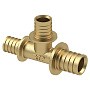 Тройник латунный для PEX-PEX труб  40-20-40  PN 16  переходной под надвижную гильзу РосТурПласт