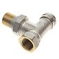 Клапан радиаторный настроечный DN 20 PN 10 угловой никелированный под шестигранник РИДАН 003L0145R купить в Санкт-Петербурге | "Проконсим"