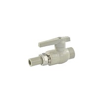Краны шаровые ПП DN 20-32 PN 25 с односторонним разъемным соединением серые Valfex купить в Санкт-Петербурге | "Проконсим"