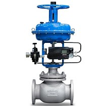 Клапаны стальные запорно-регулирующие DN 15-80 PN 4 с пневмоприводом МА-С-350-25-3-У1 без ручного дублера КПСР купить в Санкт-Петербурге | "Проконсим"