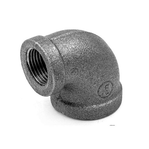 Угольник чугунный DN25-15 PN16 м-м переходный Fittex Plus купить в Санкт-Петербурге | "Проконсим"