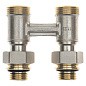 Узел нижнего подключения DN 20 прямой двухтрубный 20-1/2'' никелированный с ниппелем штуцерхштуцер РИДАН 003L0396R купить в Санкт-Петербурге | "Проконсим"