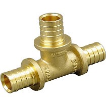 Тройники латунные для PEX-PEX труб DN 16-32 PN 10 переходные под надвижную гильзу ONE PLUS купить в Санкт-Петербурге | "Проконсим"