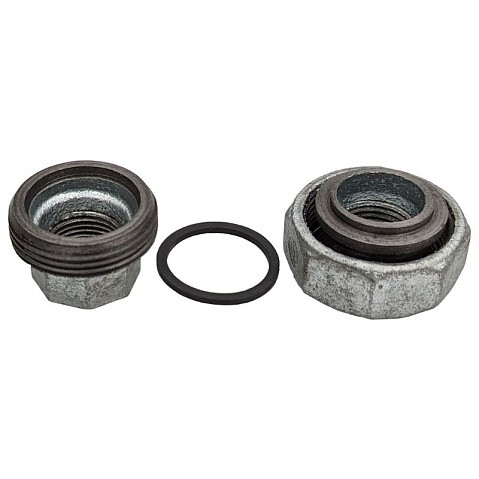 Американка чугунная оцинкованная DN40 PN16 м-м с прокладкой Fittex Plus купить в Санкт-Петербурге | "Проконсим"