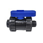 Кран шаровой компрессионный ПНД DN 25 PN 16 наружная резьба -1/2'' внутренняя резьба -3/4'' обжимной для ПЭ труб Кудиновский трубный завод купить в Санкт-Петербурге | "Проконсим"