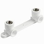 Угольник установочный двойной ПП 20-1/2'' PN 25 с внутренней резьбой белый Pro Aqua PA280008P купить в Санкт-Петербурге | "Проконсим"