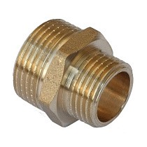 Ниппели латунные DN 20-32 PN 40 штуцер-штуцер переходный купить в Санкт-Петербурге | "Проконсим"