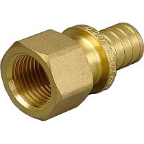 Муфты латунные для PEX труб DN 16-32 PN 10 под надвижную гильзу с внутренней резьбой ONE PLUS купить в Санкт-Петербурге | "Проконсим"