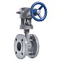 Затвор стальной дисковый DN 200  PN 16 до 425гр. с тройным эксцентриситетом фланцевый с редуктором Арма-Пром ЗПД-САЗ купить в Санкт-Петербурге | "Проконсим"