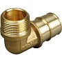 Угольник латунный для PEX труб 16-1/2'' PN 10 OP под надвижную гильзу с наружной резьбой ONE PLUS купить в Санкт-Петербурге | "Проконсим"