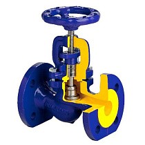 Клапаны запорные DN 15-200 PN 40 стальные до 400гр. фланцевые Zetkama zGLO.215F купить в Санкт-Петербурге | "Проконсим"