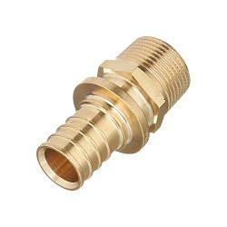  Муфта латунная под надвижную гильзу PEX-НР 25-1/2'' MVI SF.420.0604 (922102205) со склада Проконсим в Санкт-Петербурге