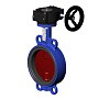 Затвор дисковый поворотный DN 150 PN 16 межфланцевый с диском из чугуна уплотнение-EPDM редуктор Tecofi VPI4448 купить в Санкт-Петербурге | "Проконсим"