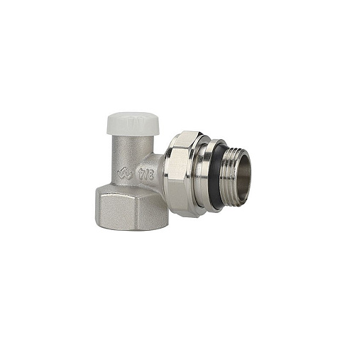 Клапан радиаторный VARMEGA VM10213 DN20 PN10 угловой настроечный G-3/4'' с уплотнением муфта-штуцер купить в Санкт-Петербурге | "Проконсим"
