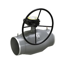 Краны стальные шаровые регулирующие DN 125-300 PN 25 цельносварные приварные с редуктором LD Energy Regula купить в Санкт-Петербурге | "Проконсим"