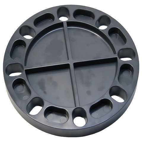 Фланец-заглушка НПВХ DN 110-8 xM16 PN 16 серый Aquaviva FLD1100 купить в Санкт-Петербурге | "Проконсим"