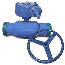Краны стальные шаровые цельносварные КШ.Ц.П.Р DN 125 PN 25 приварные с редуктором Seagull купить в Санкт-Петербурге | "Проконсим"